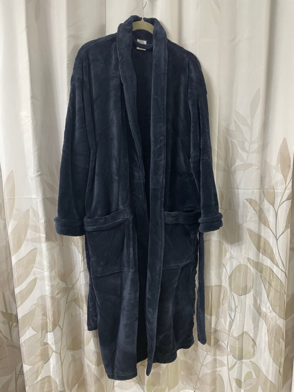 Plush Robe Deep Navy